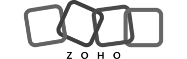 Zoho logo grayscale Zoho logo