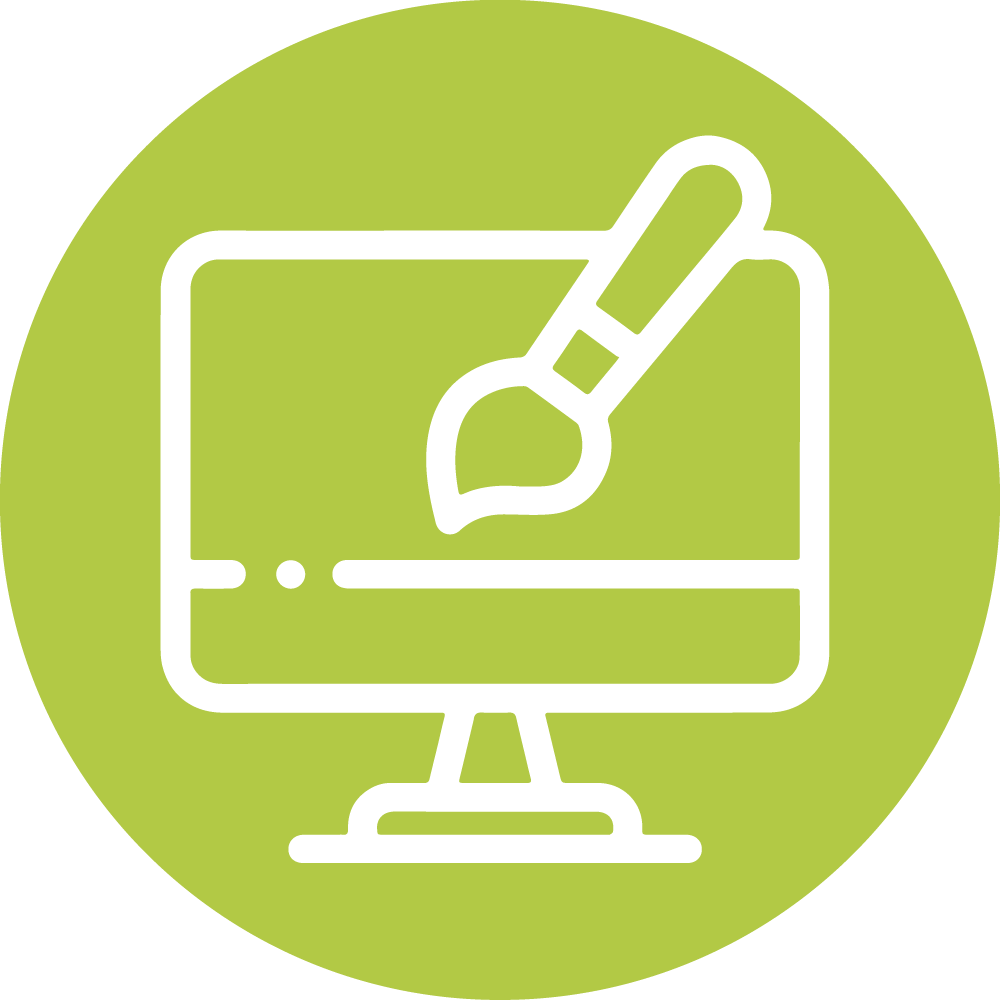 Creation green circle Creation Icon